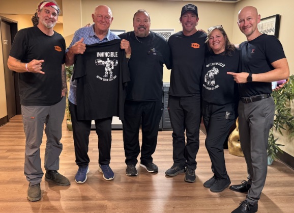 Dr. Mark and team with world champions